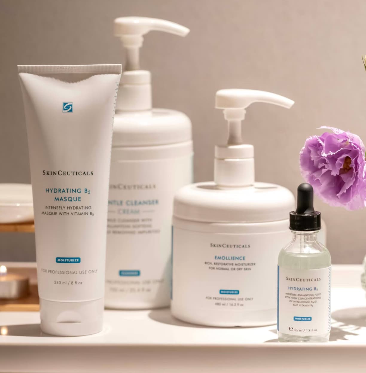 SkinCeuticals hydrating skincare products at Sycamore Medi Spa