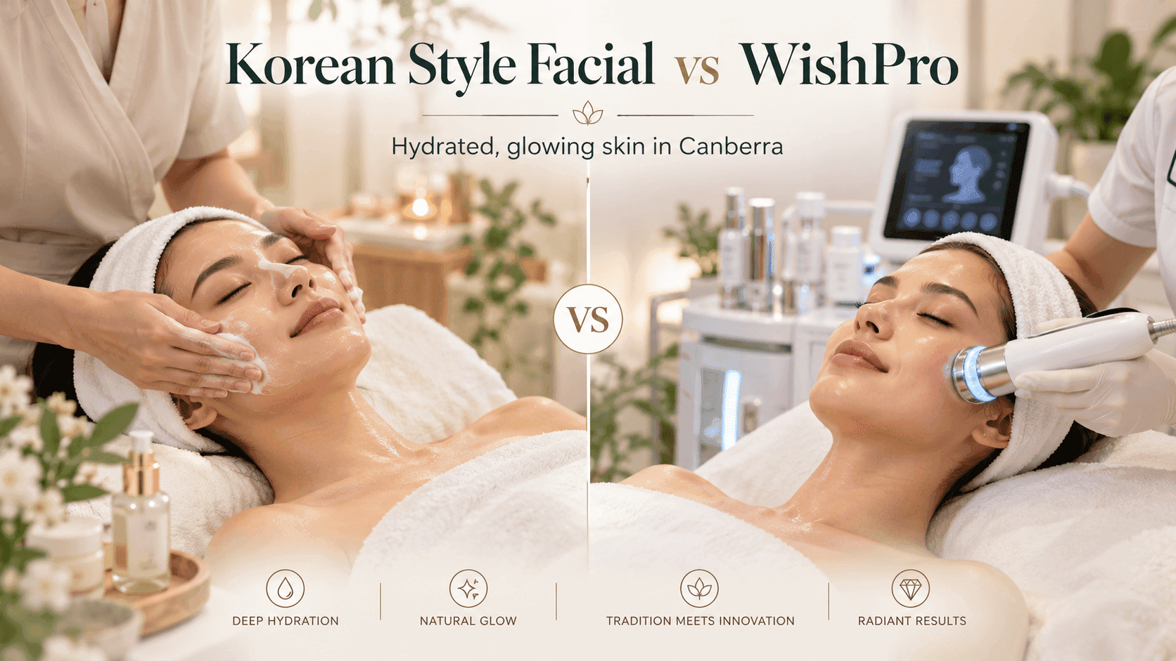 Korean Facial vs WishPro: Which Is Better for Hydrated, Glowing Skin?